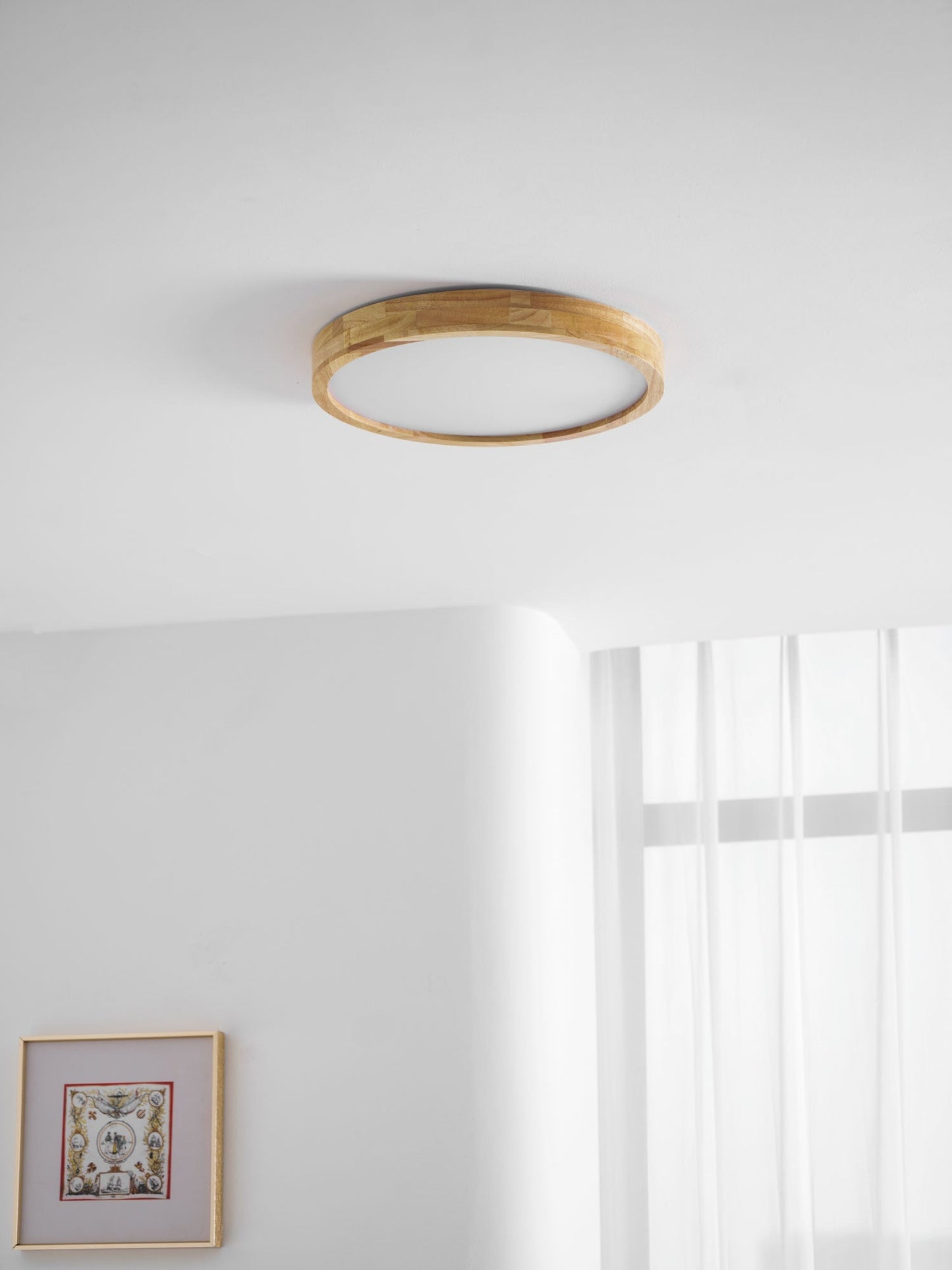 Holz Flush Mount Deckenleuchte | Karnz
