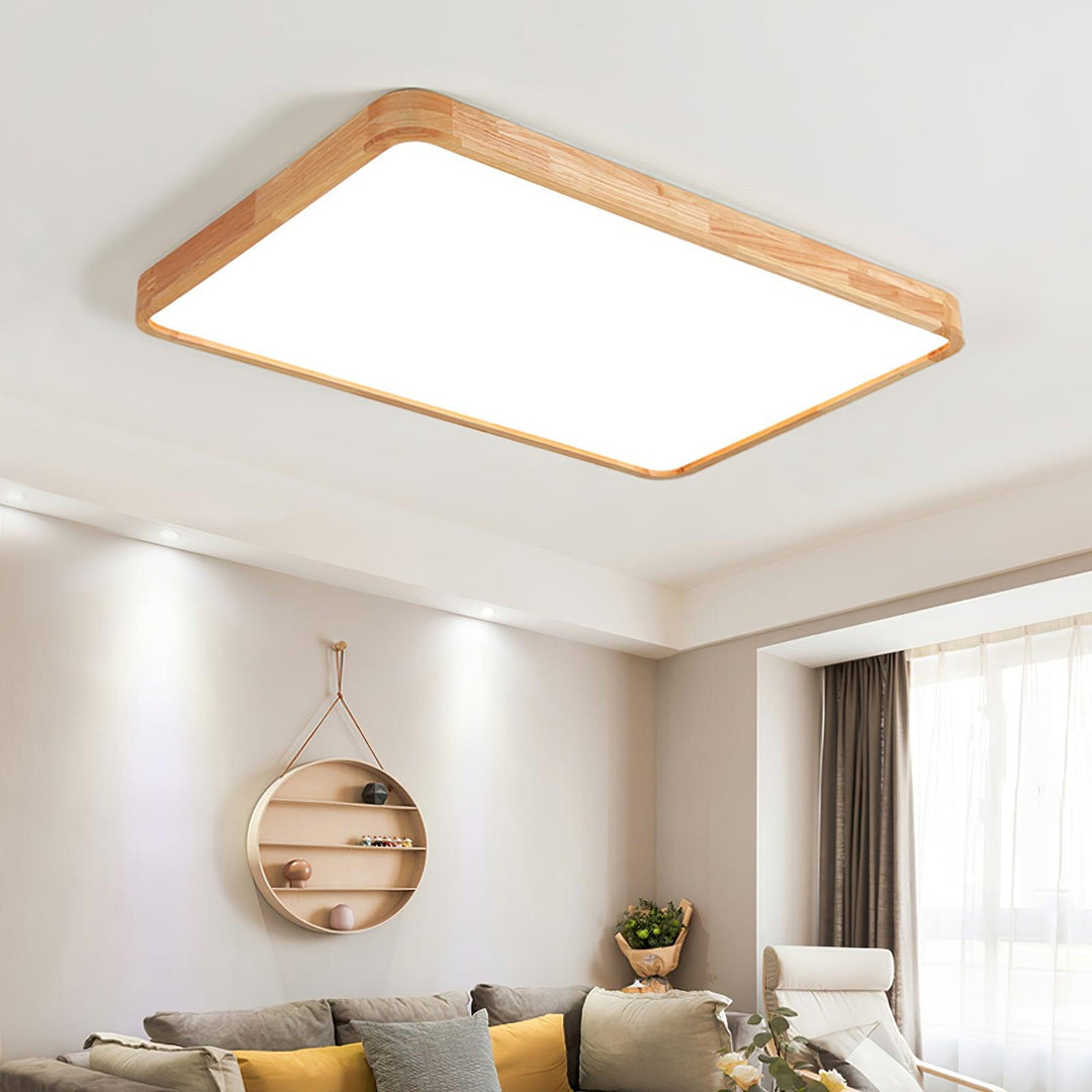 Holz Flush Mount Deckenleuchte | Karnz