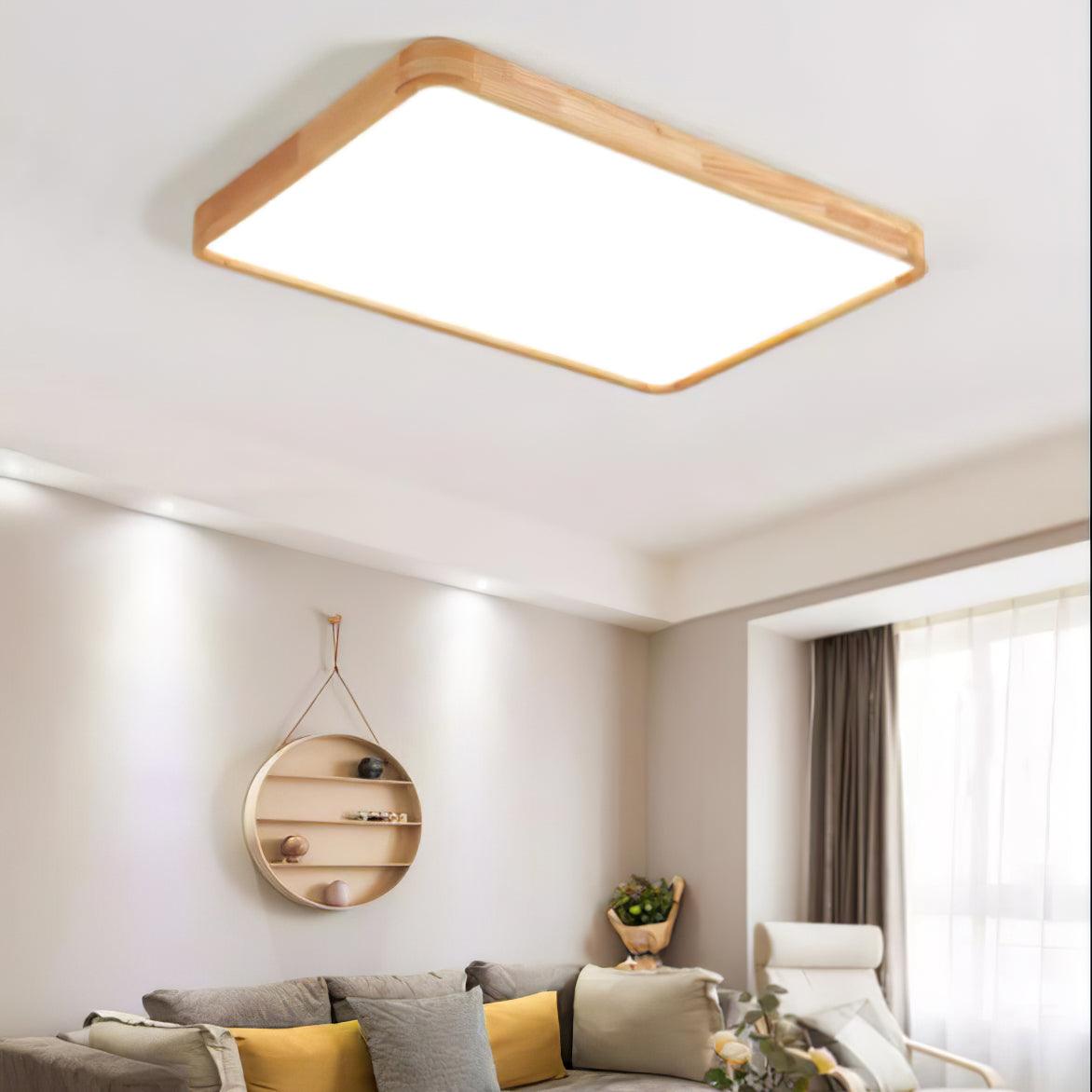 Holz Flush Mount Deckenleuchte | Karnz