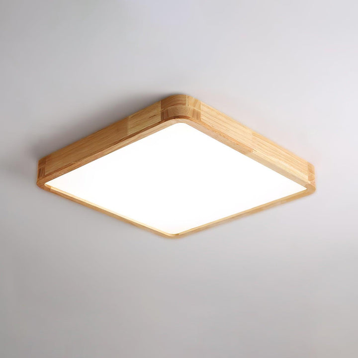 Holz Flush Mount Deckenleuchte | Karnz