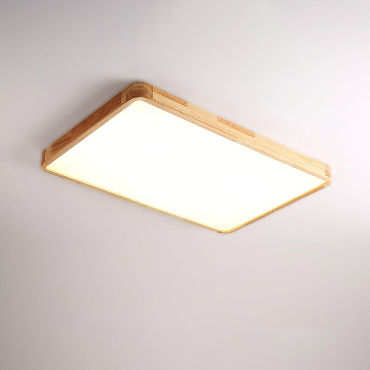 Holz Flush Mount Deckenleuchte | Karnz