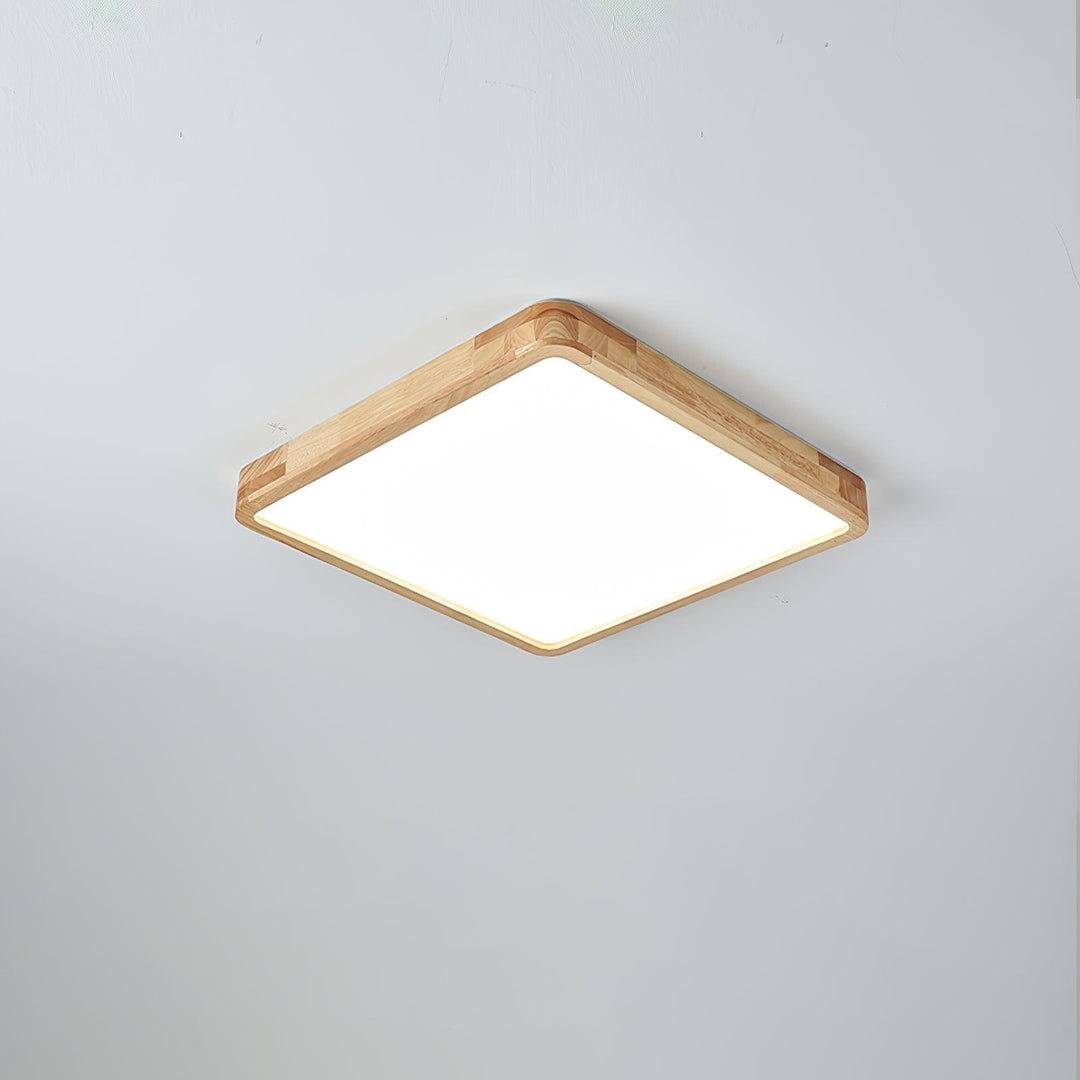 Holz Flush Mount Deckenleuchte | Karnz