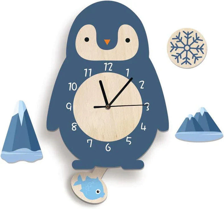 Kinder Pendeluhr mit Tierdesigns