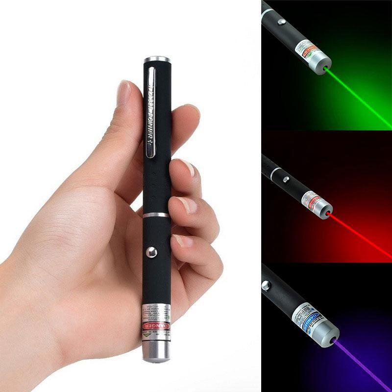 Hochleistungs-Laserpointer Rot Grün Blau-Violett | Karnz