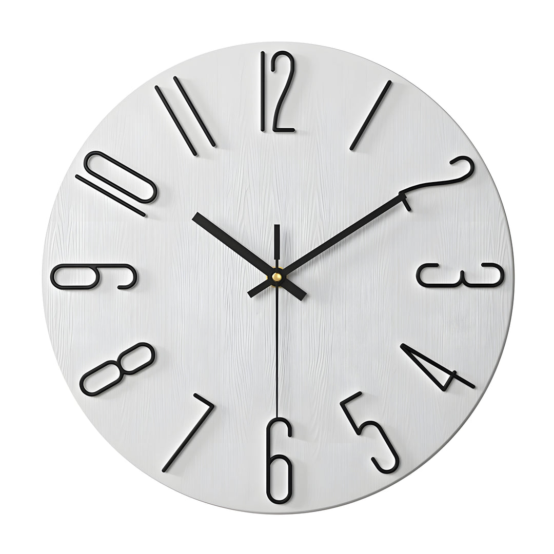 Einfaches Quarz-Design-Wanduhr - Still moderner Stil | Karnz