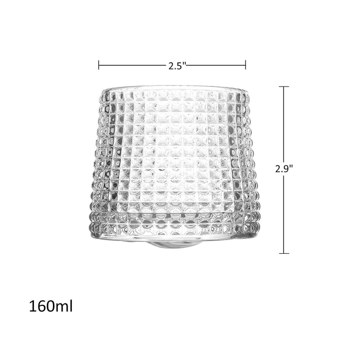 Drehbares Whiskyglas-Set