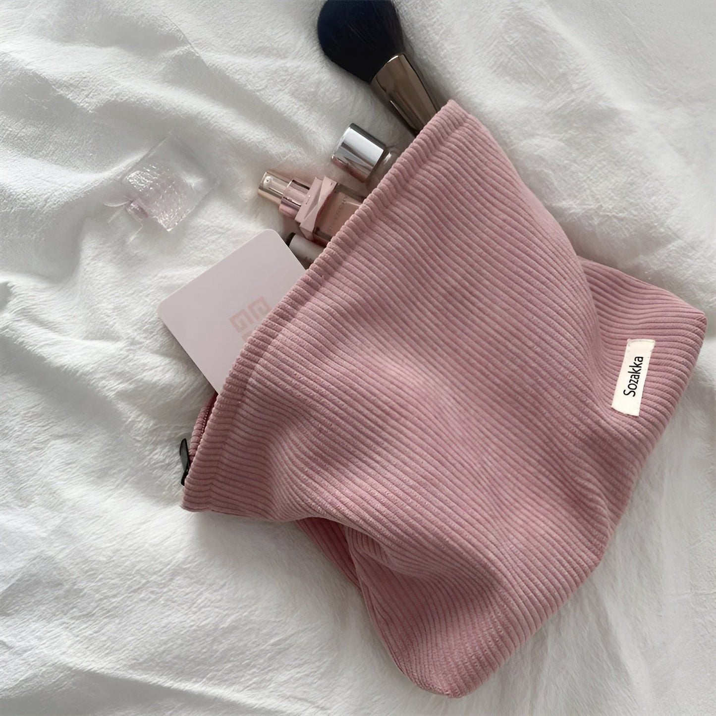 CorduroyGlam Tasche – Geräumige Kosmetiktasche aus Cord
