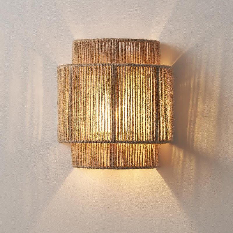Vintage LED-Lampe Bohemian-Weide Natürlicher Touch | Karnz