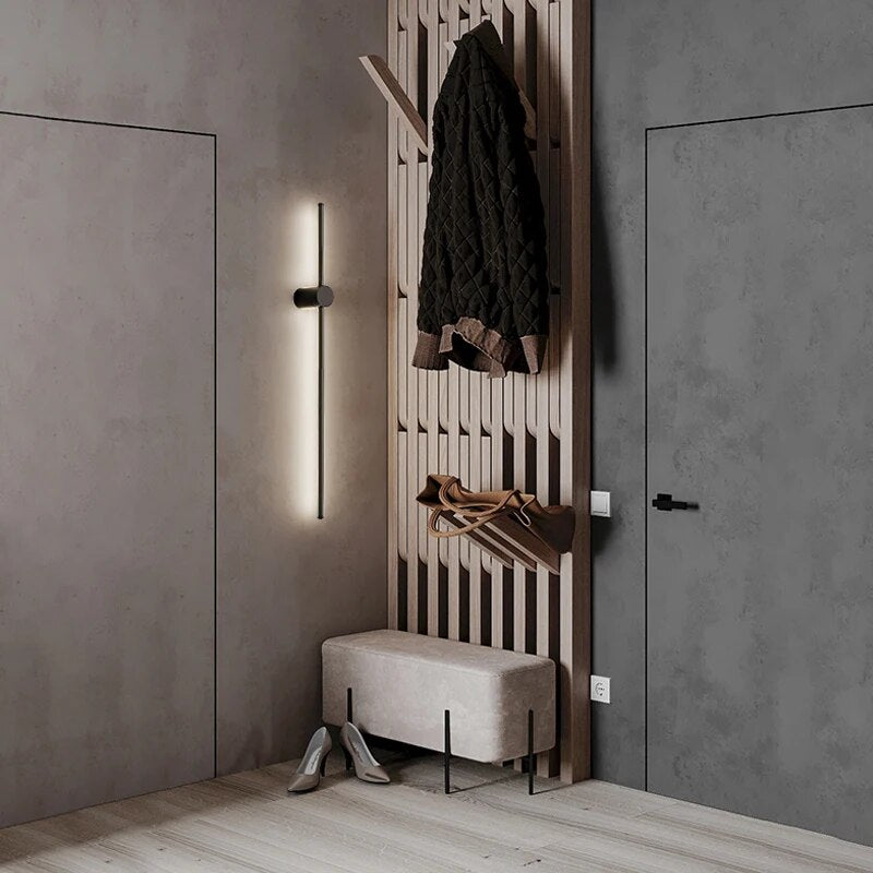 Minimalistische Wandleuchte - Eleganter LED-Wandstrahler für modernes Design | Karnz