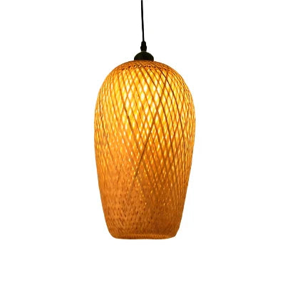 Rattan Kronleuchter | Handgemachte Boho Pendelleuchte für Esszimmer & Wohnzimmer | Karnz