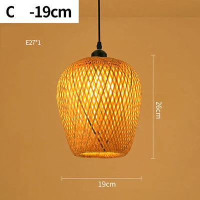 Handgemachte Rattan Pendelleuchte | Natürliche Beleuchtung für Wohnzimmer & Esszimmer | Gemütlicher Boho-Stil | Karnz