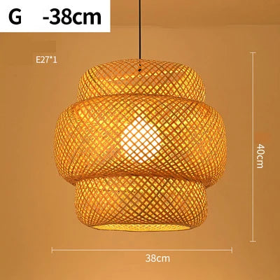 Handgemachte Rattan Pendelleuchte | Natürliche Beleuchtung für Wohnzimmer & Esszimmer | Gemütlicher Boho-Stil | Karnz