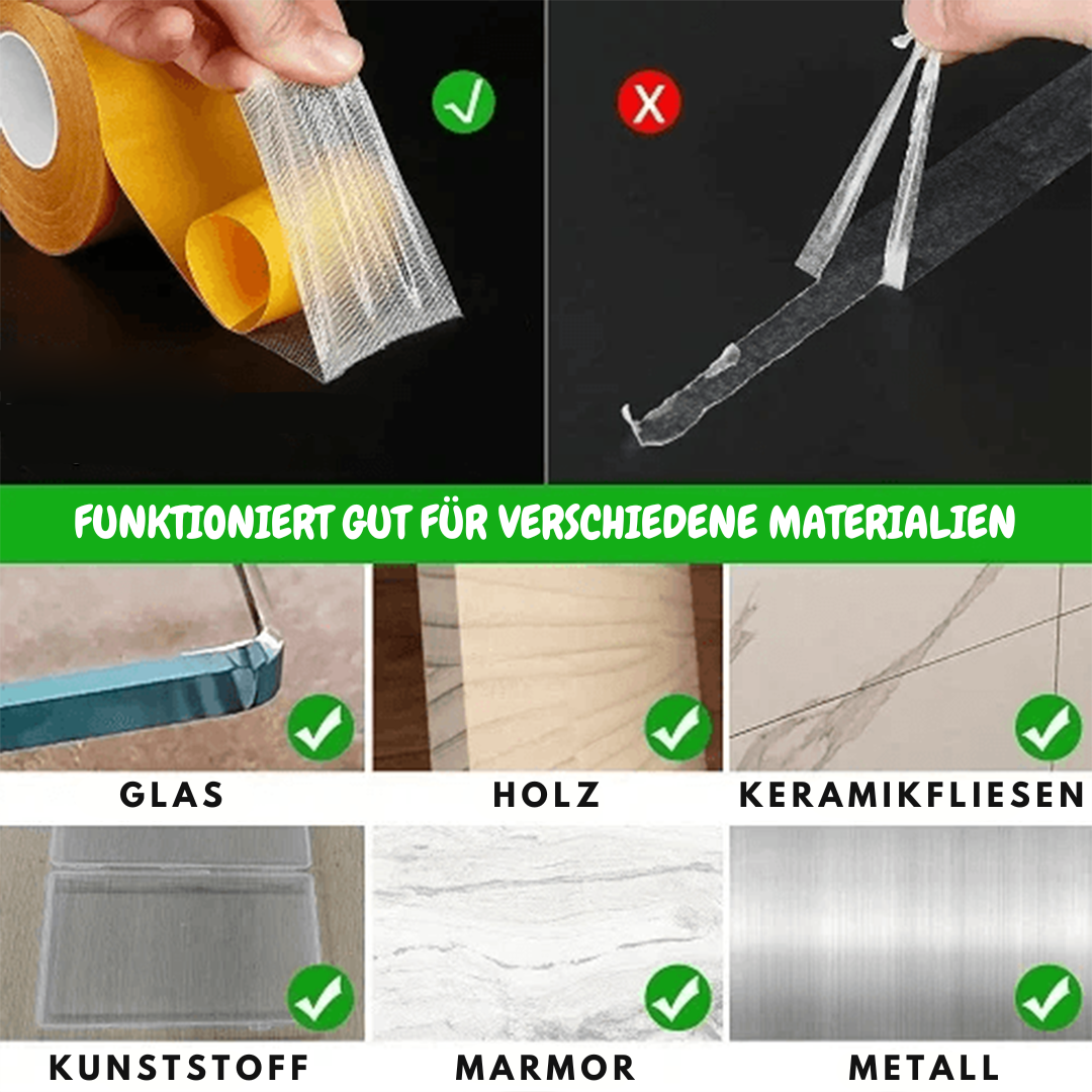 Klebstoffresistentes klares Band | Karnz