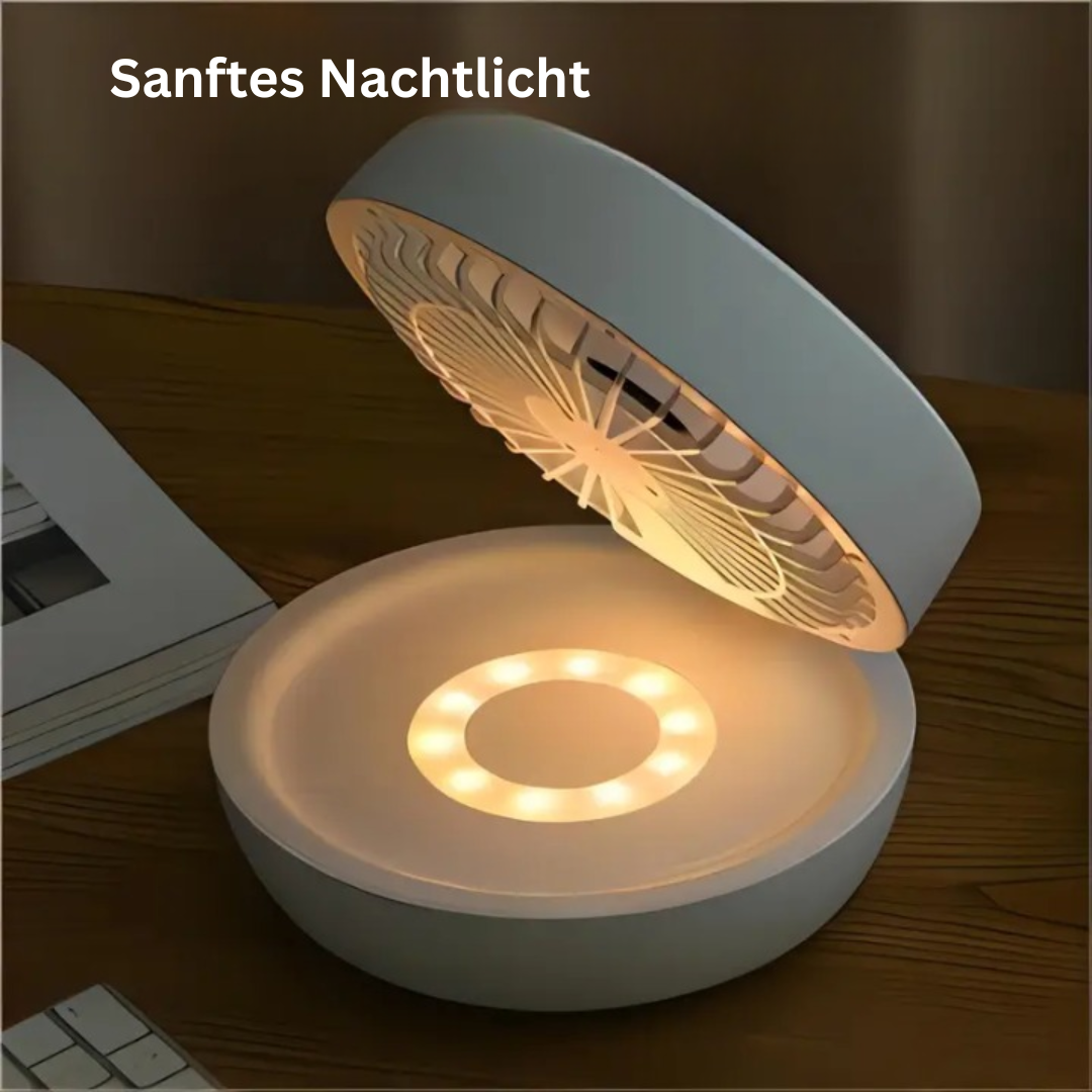 Tragbarer Wandventilator | Multifunktional, USB-Akku und flüsterleise für Zuhause, Büro und den Außenbereich | Karnz