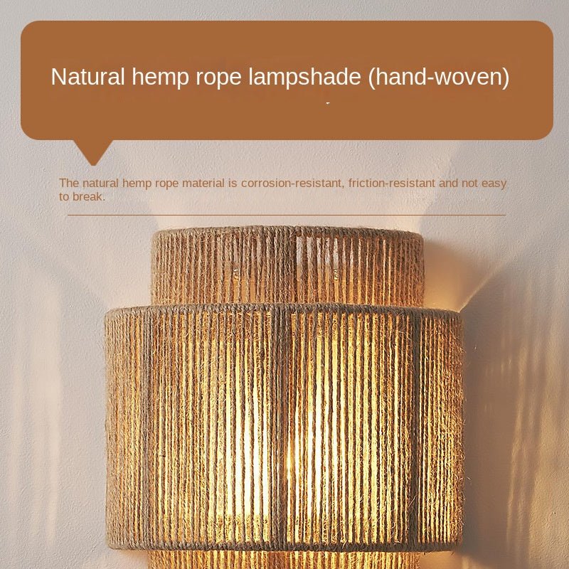 Vintage LED-Lampe Bohemian-Weide Natürlicher Touch | Karnz
