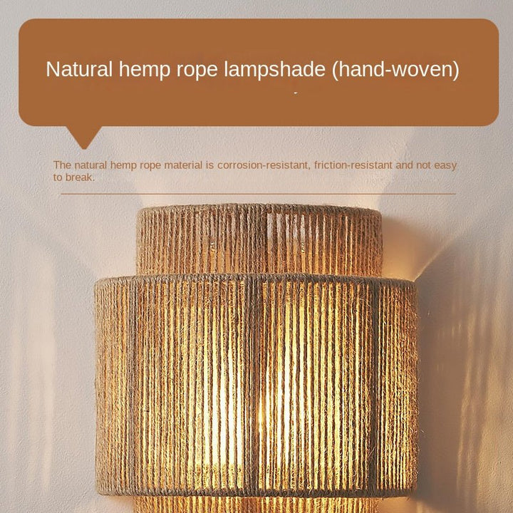 Vintage LED-Lampe Bohemian-Weide Natürlicher Touch | Karnz