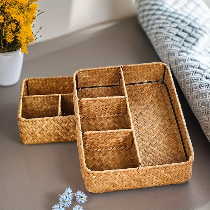 Emly Rattan Organizer Korb | Karnz