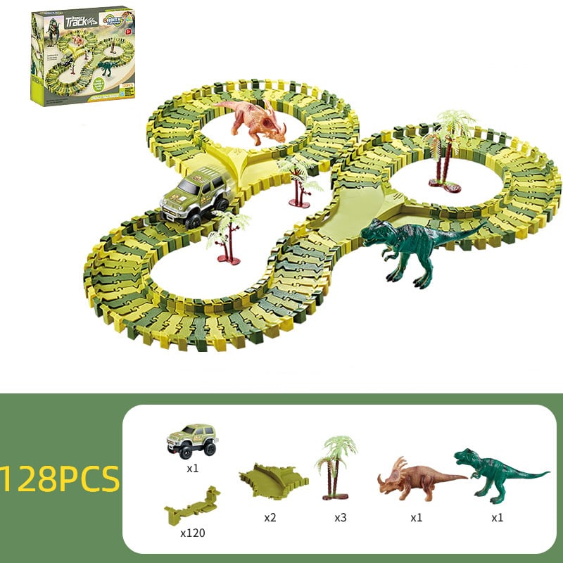 Flexibles Schienenspielzeugset | Perfekt für die Freizeit | Karnz