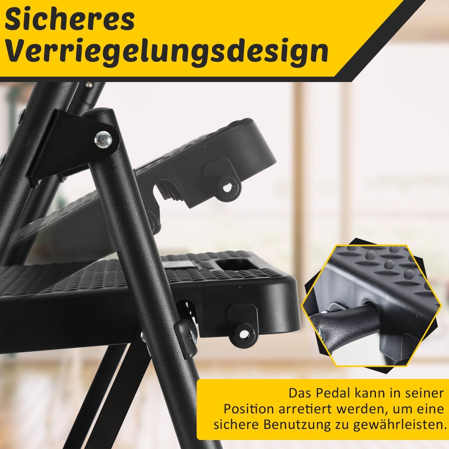 Klappbar Leiter 4-Stufen/5-Stufen mit abnehmbaren Armlehnen | Karnz