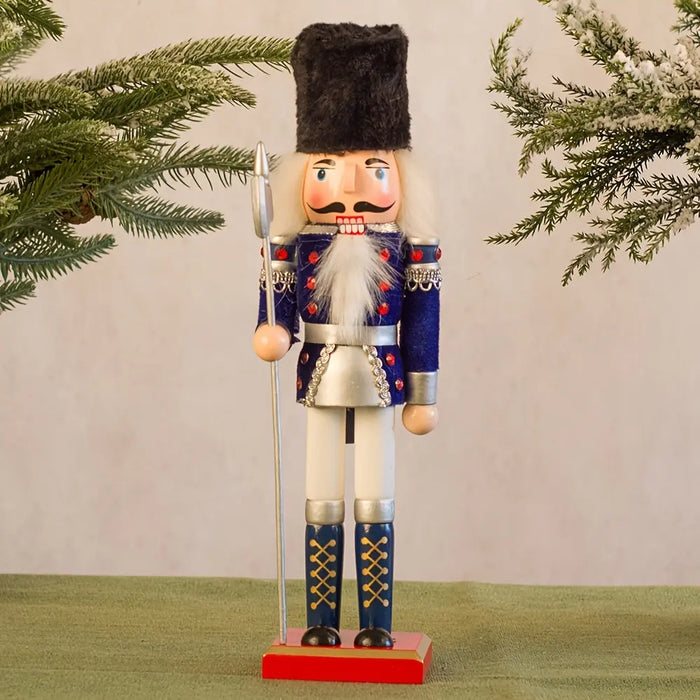 Karnz | NussknackerJoy - Holz Nussknacker Soldatenfigur für zeitlosen Weihnachtszauber