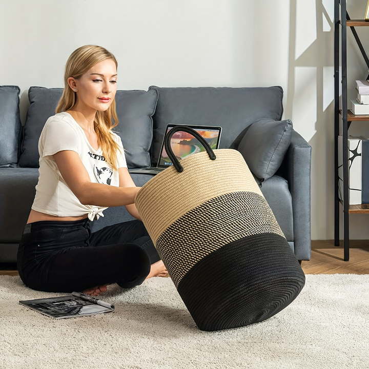 LoftNest Wäschekorb — Bringen Sie endlich Ordnung und Leichtigkeit in Ihr Zuhause! | Karnz