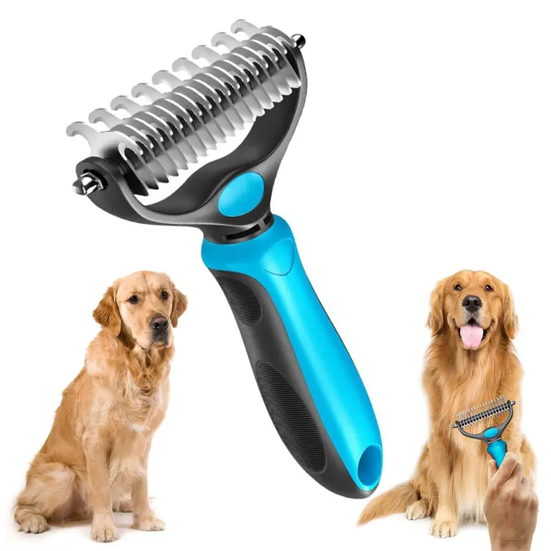 Doppelseitige Haustierpflegebürste - Beenden Sie das Haarchaos und genießen Sie ruhige, gemütliche Kuschelstunden | Karnz