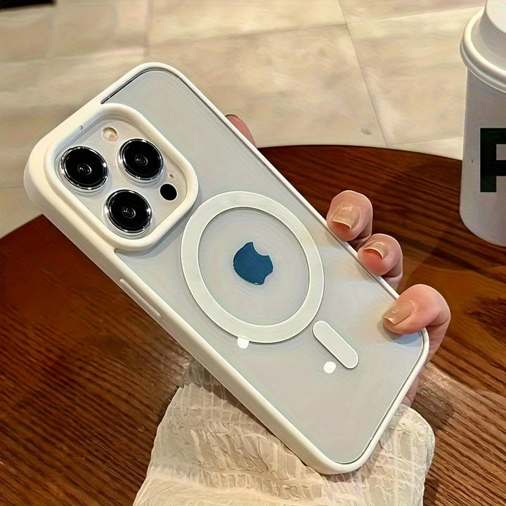 MKLCXK Apple iPhone X–16 Silikonhülle, magnetisch, kabellos ladbar