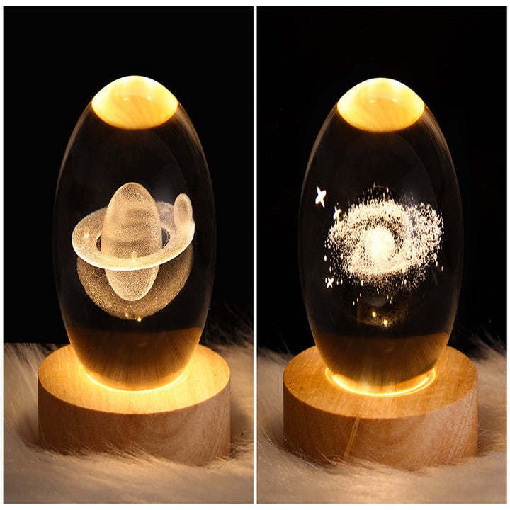 3D Galaxy Kristallkugel LED Nachtlicht | Karnz