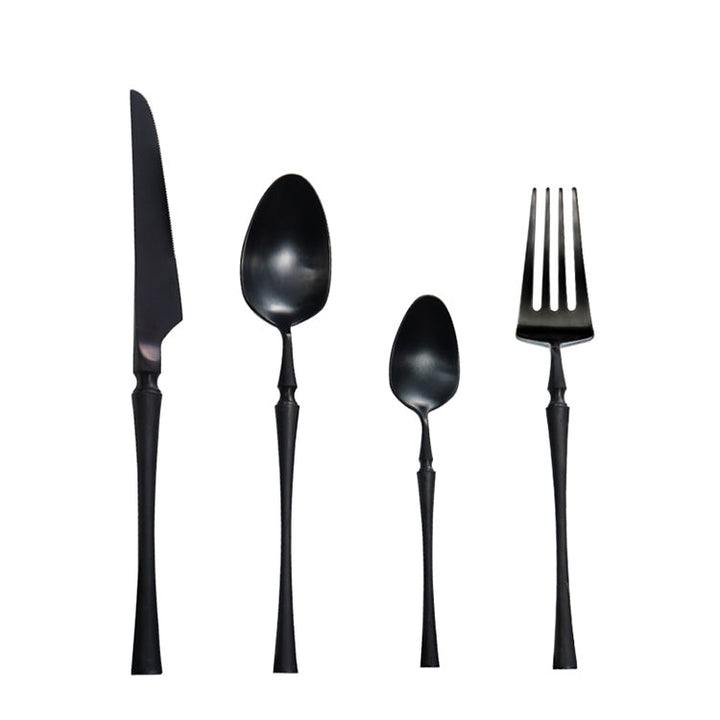 Klassisches Edelstahl-Set mit eleganten Griffen