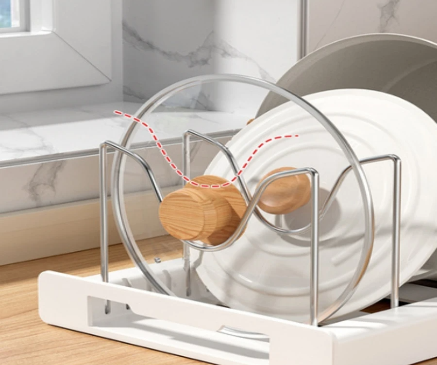 FlexiCook LidMaster – Faltbares Küchenutensil & Topfdeckelhalter für mehr Organisation Karnz