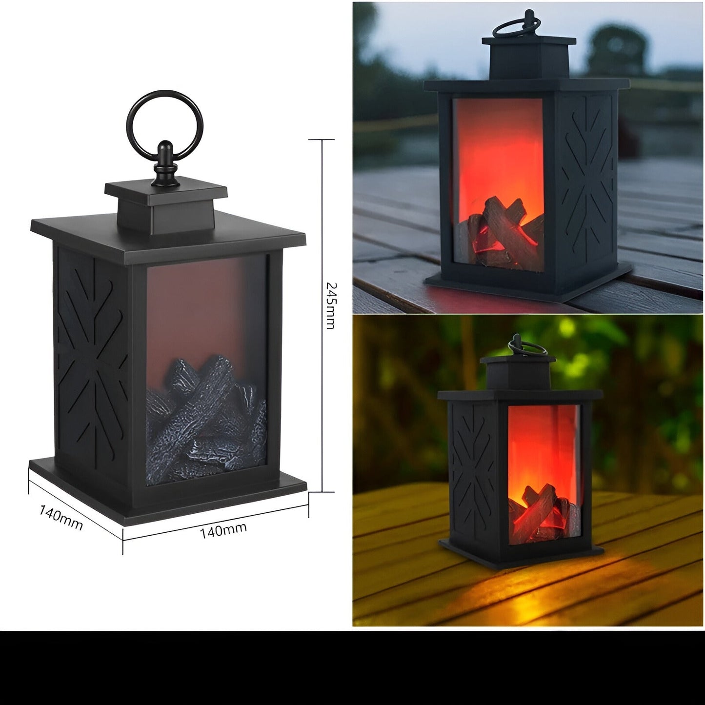 RadiantGlow Flammenlampe - Bringen Sie Wärme und Atmosphäre in Ihr Zuhause | Karnz