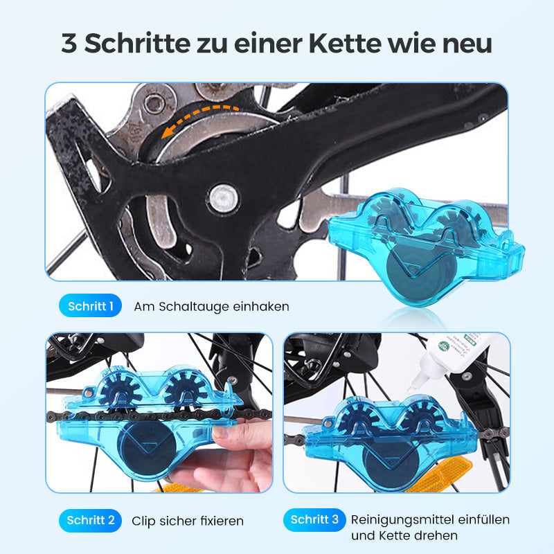 NeroGuard Kettenreiniger – Mühelose Reinigung für eine saubere und langlebige Fahrradkette | Karnz