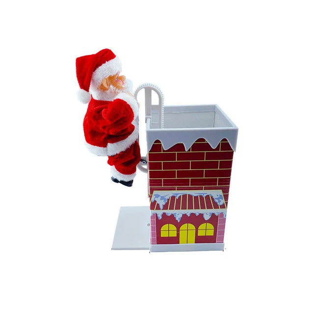 Kletternder Weihnachtsmann