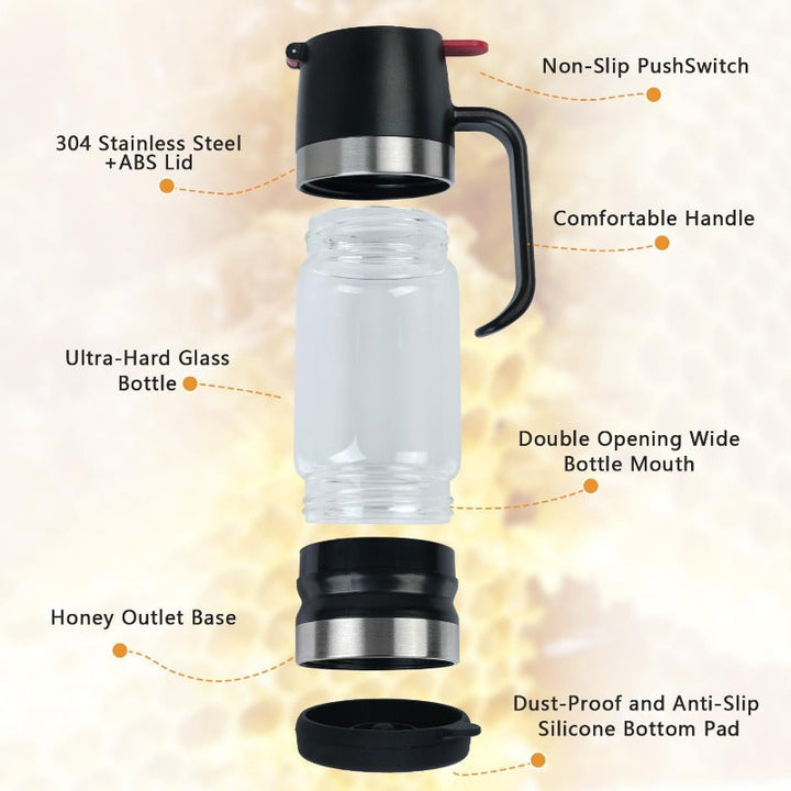 No-Drip Glas Honigspender Karnz