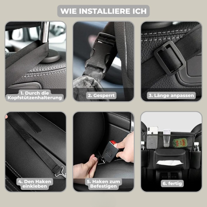 TurboTidy Auto Organizer — Schluss mit Stress und Chaos – Dein Auto immer blitzschnell aufgeräumt! | Karnz