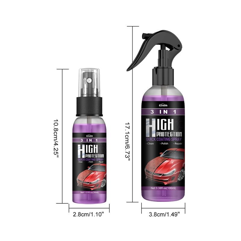 3 in 1 Hochschutz Schnelle Auto-Beschichtungsspray | Karnz
