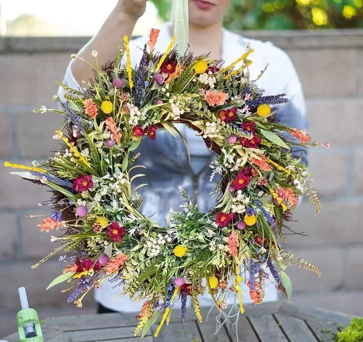 Handgemachte Texas-Wildblumenkrone