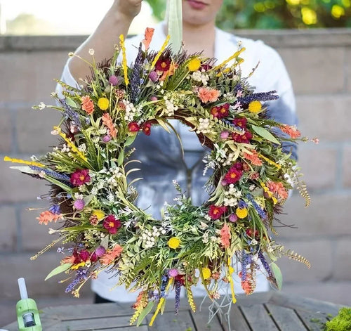 Handgemachte Texas-Wildblumenkrone