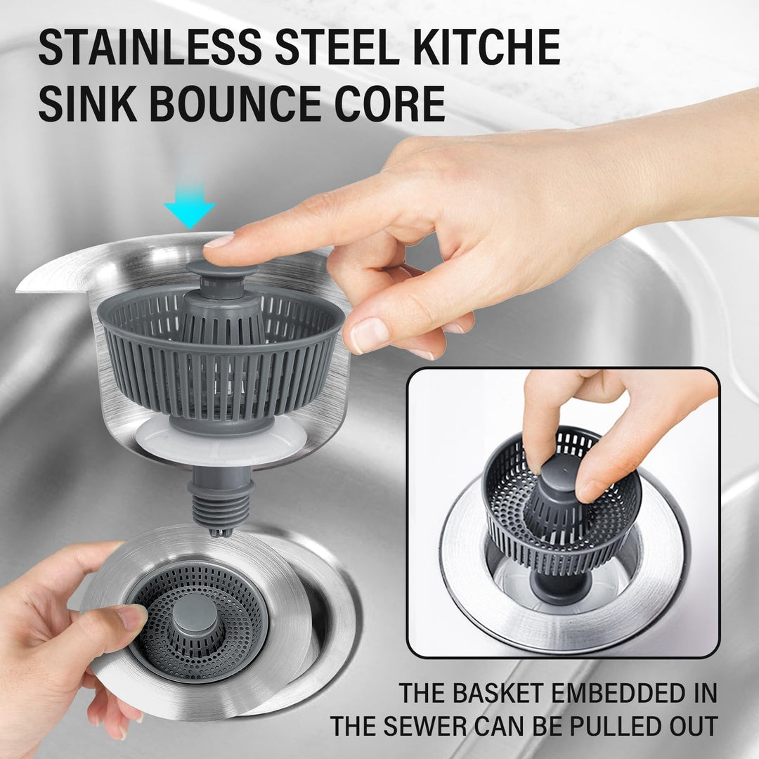 Karnz | Neu verbesserter Waschbecken Bounce Core Abfluss-Sieb