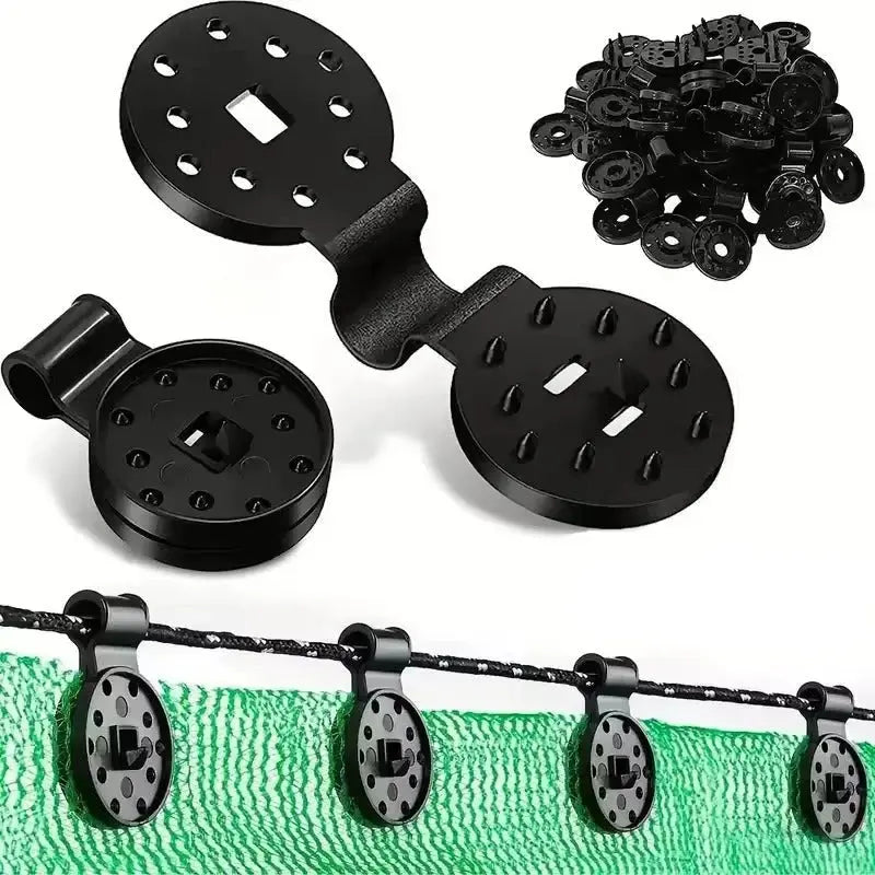 GardenGrip Pro Clips — Nie wieder wackelige Netze dank sicherem Halt bei jedem Wetter! | Karnz