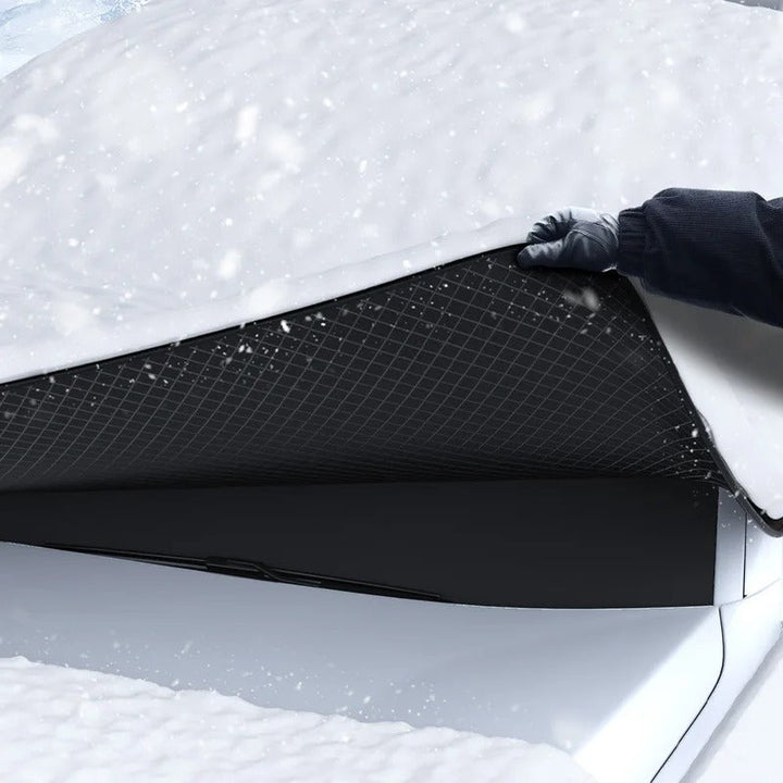 Magnetische Auto-Windschutzscheibe Schnee- und Sonnenschutz – Langlebig und Kompakt | Karnz