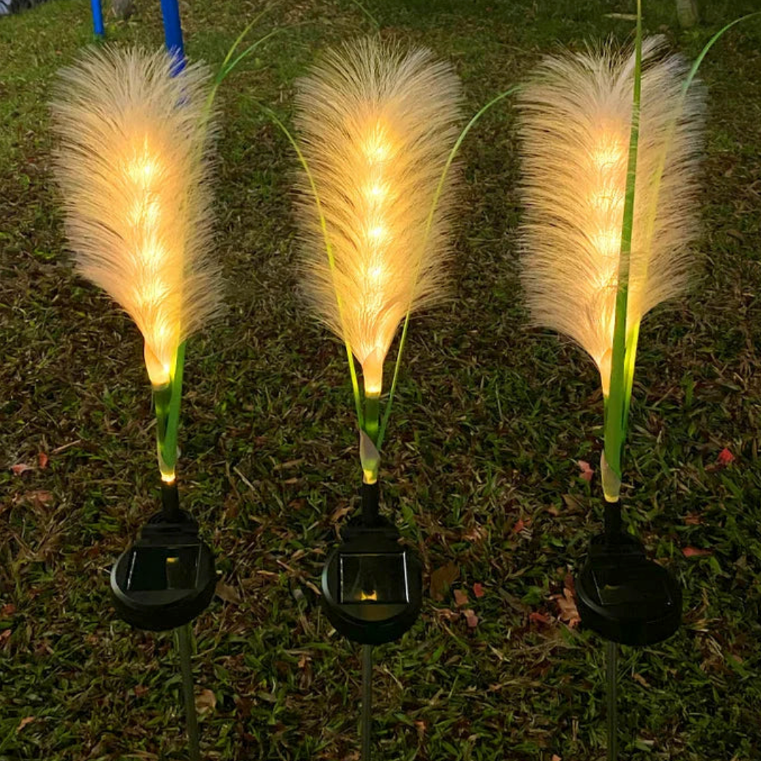 Dekorative Faseroptik-Solarlichter für Gärten