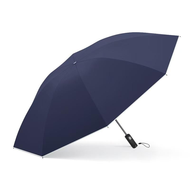 Karnz | Winddichter faltbarer Regenschirm mit Ring-Schnallengriff