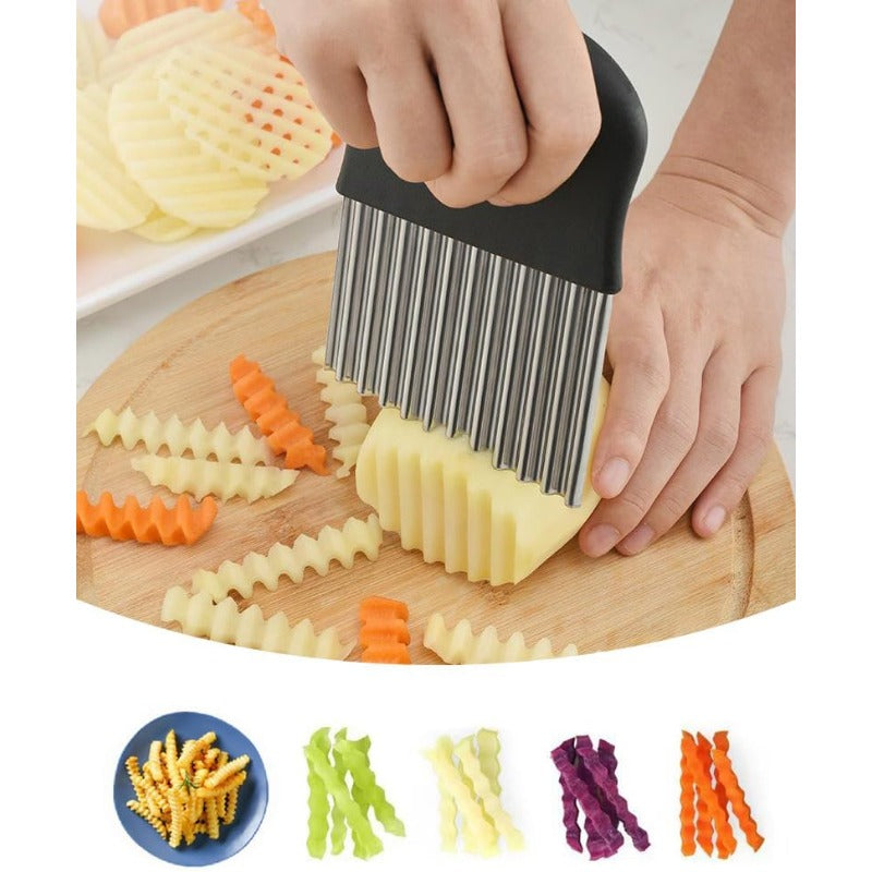 Edelstahl Crinkle Cutter Karnz
