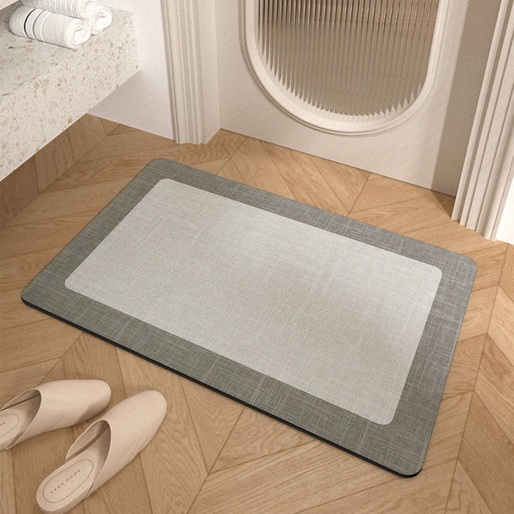 Rutschfeste Minimalismus Badezimmer Fußmatte - Super saugfähig, leicht zu reinigen | Karnz