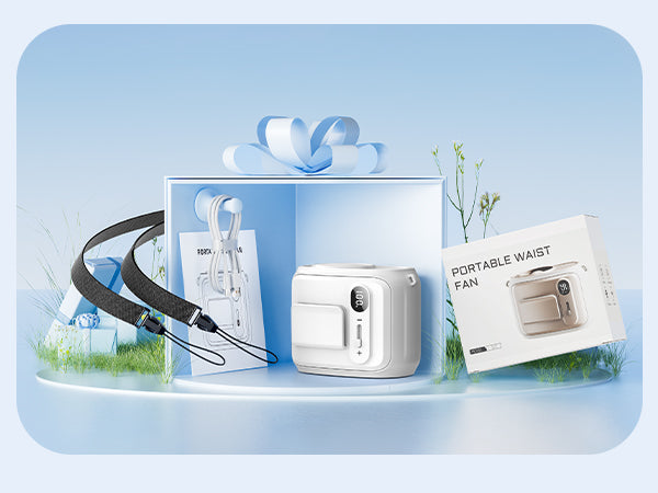 Taillenventilator Hände-frei persönlicher Nackenventilator für Outdoor-Camping | Karnz