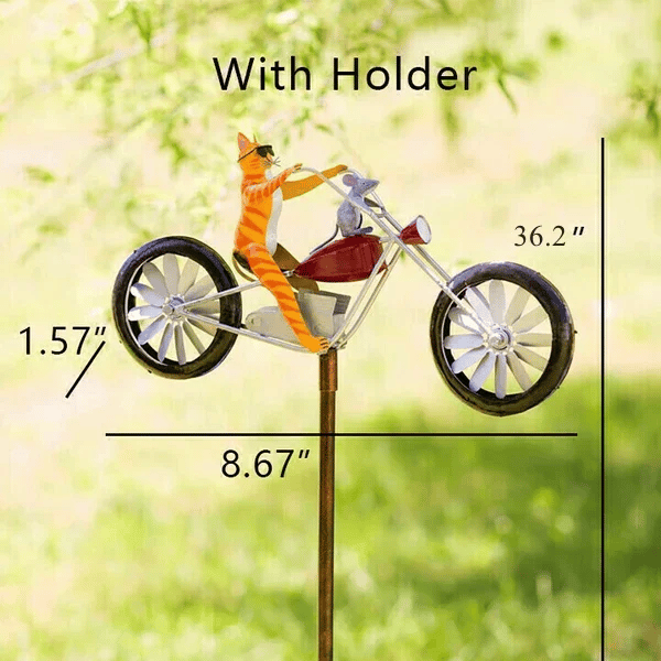 [49% RABATT] Vintage Fahrrad-Windspiel aus Metall