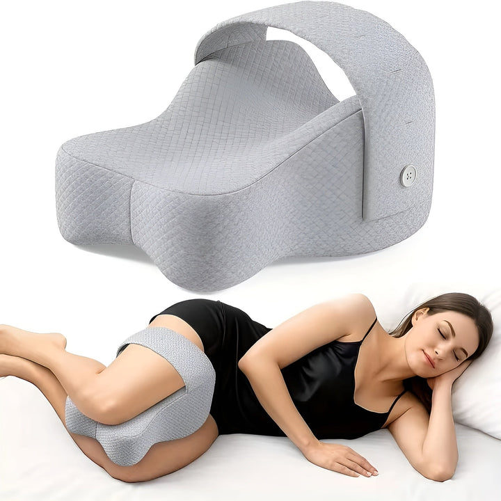 Kniekissen für Seitenschläfer – Ergonomisch & verstellbar | Linderung für Knie und Rücken | Karnz