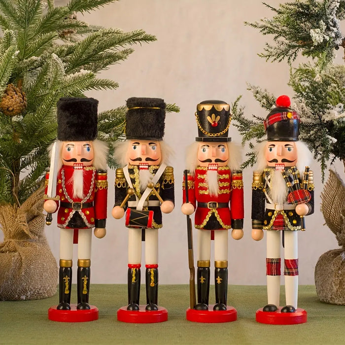 Karnz | NussknackerJoy - Holz Nussknacker Soldatenfigur für zeitlosen Weihnachtszauber