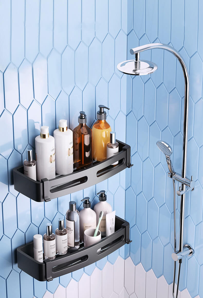 Karnz | Stilvoller SilverCaddy - Perfekter Badezimmer-Organizer für alle Ihre Essentials